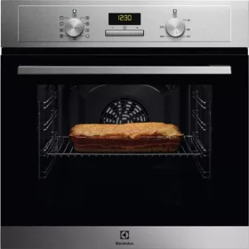   Electrolux EOF3H40BX Edelstahl, Einbaugerät, Backofenvolumen: 65 l, Grill, Umluft, Backofen