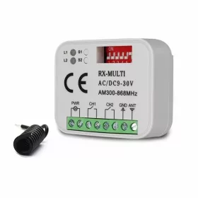 IR RxUni 300-868 MHz Univerzalni 2-kanalni prijemnik