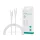 Dátový a nabíjací kábel Devia ST379543 ​​​​1m Type-C biely