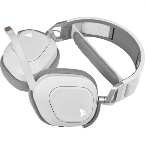 Corsair HS80 RGB vezeték nélküli fehér gamer headset