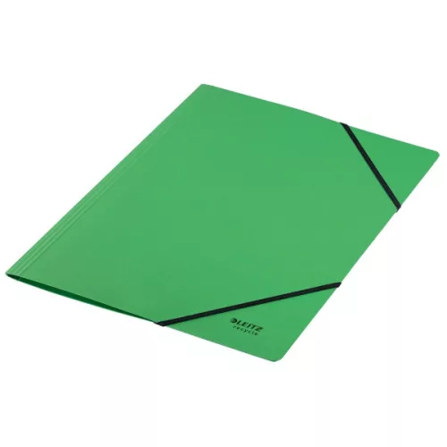 Leitz Recycle A4 karton zöld gumis mappa