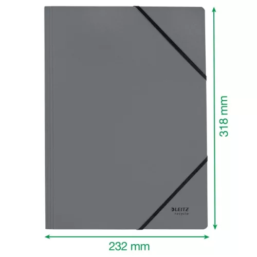 Leitz Recycle kartonska plava gumena mapa A4