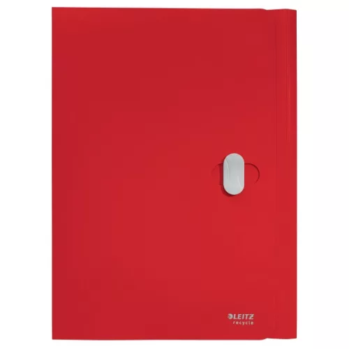 Leitz Recycle A4 PP piros 3-pólyás mappa