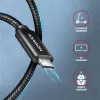 Dátový a nabíjací kábel Axagon BUCM2-CM10AB 1m USB C čierny