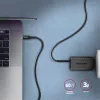 Dátový a nabíjací kábel Axagon BUCM2-CM20AB 2m USB C čierny