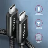 Dátový a nabíjací kábel Axagon BUCM2-CM25AB 2,5 m USB C čierny