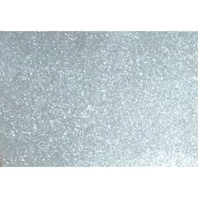   Kreativan samoljepljivi gumeni list s 2 mm šljokicama i bijelim zlatom, dimenzija 20x30 cm, dekorativni, debljine 2 mm
