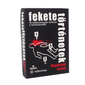   Fekete történetek társasjáték - Megtörtént esetek logisztori rejtvények