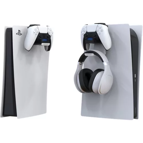 Venom VS5018 PS5 fehér töltőállomás headset tartóval