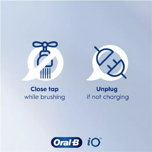 Elektrická zubná kefka Oral-B io series 3 Matt Black/Ice Blue Duo