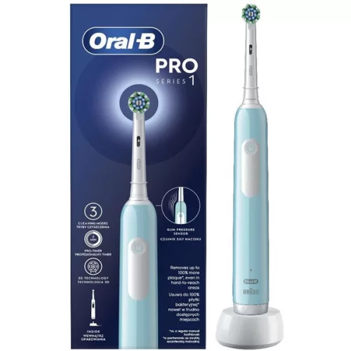 Elektrické náradie Oral-B PRO1 Caribbean Blue Cross Action