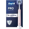 Elektrická zubná kefka Oral-B PRO1 Pink Cross Action