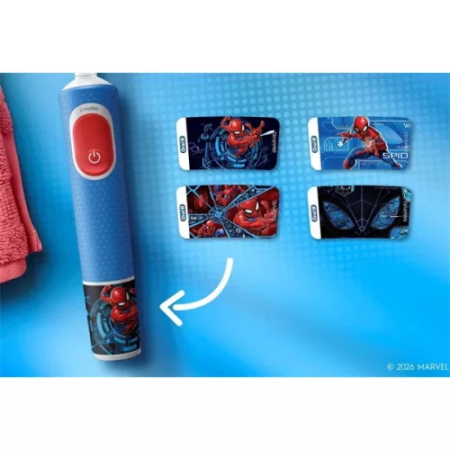 Oral-B D103 Vitality PRO Spiderman gyerek elektromos fogkefe tokkal