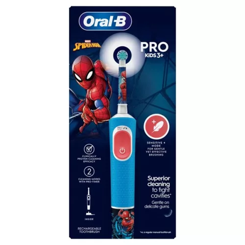 Detská elektrická zubná kefka Oral-B D103 Vitality PRO Spiderman