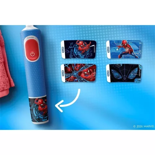 Detská elektrická zubná kefka Oral-B D103 Vitality PRO Spiderman