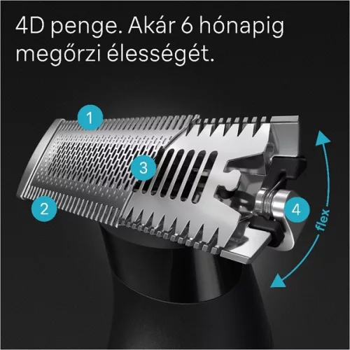 Holiaci strojček, zastrihávač a tvarovač Braun Series XT3100 pre mužov