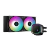 DeepCool CPU Water Cooler - LE520 (max 17,8dB; max. 145,86 m3/h; 2x12cm, A-RGB LED)