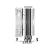 ID-Cooling CPU Cooler - SE-224-XTS WHITE (28.9dB; max. 118,93 m3/h; 4pin csatlakozó, 4 db heatpipe, 12cm, PWM)