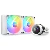 Chladič CPU NZXT Kraken 240 240mm 2x120mm AIO RGB LCD s bielym vodným chladením