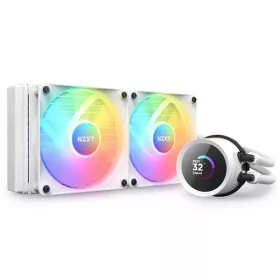   Chladič CPU NZXT Kraken 240 240mm 2x120mm AIO RGB LCD s bielym vodným chladením