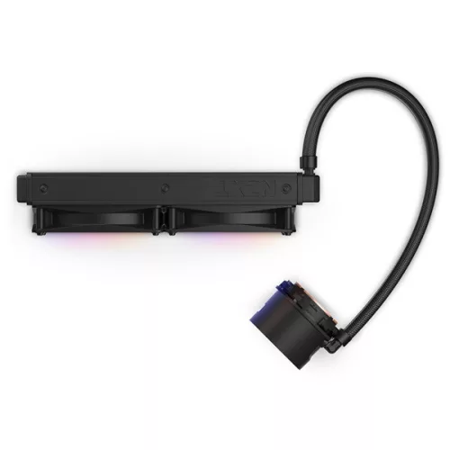 Chladič CPU NZXT Kraken 240 240mm 2x120mm AIO RGB LCD čierny vodný chladič