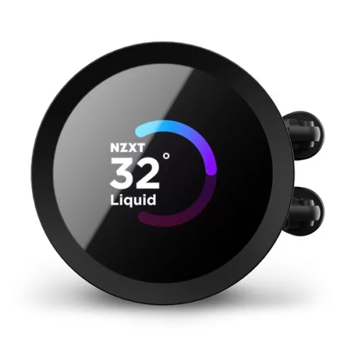 Chladič CPU NZXT Kraken 240 240mm 2x120mm AIO RGB LCD čierny vodný chladič