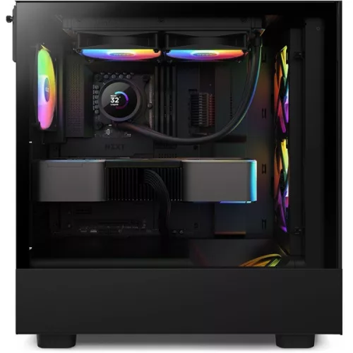 Chladič CPU NZXT Kraken 240 240mm 2x120mm AIO RGB LCD čierny vodný chladič