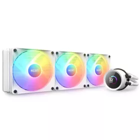 NZXT Kraken 360mm AIO RGB LCD kvapalinový chladič biely