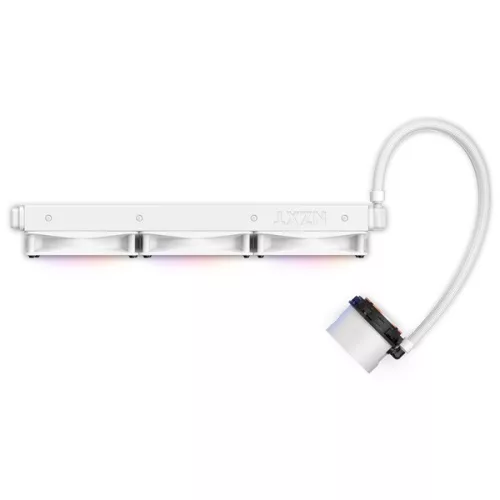 NZXT Kraken 360mm AIO RGB LCD kvapalinový chladič biely