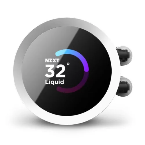 NZXT Kraken 360mm AIO RGB LCD kvapalinový chladič biely