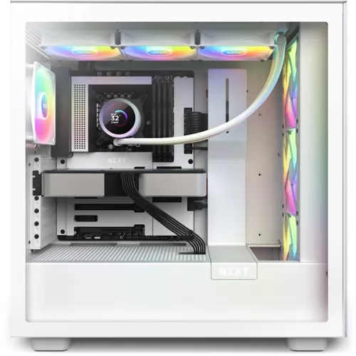 NZXT Kraken 360mm AIO RGB LCD kvapalinový chladič biely