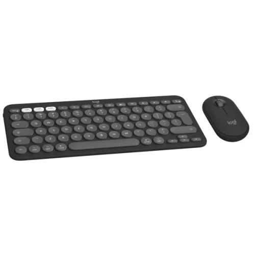 Logitech Pebble 2 Combo for Mac vezeték nélküli grafit billentyűzet + egér