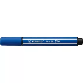   Stabilo Pen 68 MAX vágott hegyű ultramarin kék prémium rostirón