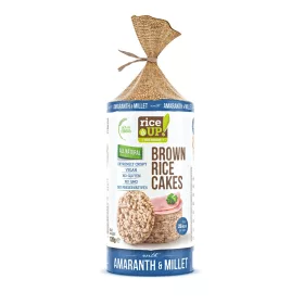   Rice Up Geschnittener Hirse-Amaranth-Reis, 120 g gepuffter Vollkorn-Naturreis