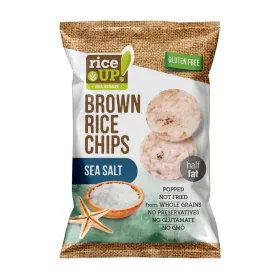 Rice Up Chips mit Meersalz, 60 g