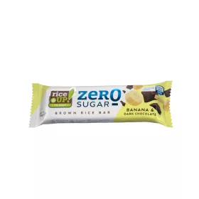   Rice Up Zero Reisriegel mit Bananengeschmack, 18 g Zartbitterschokolade, ohne Zuckerzusatz