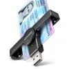 Čítačka čipových kariet Axagon CRE-SMPA USB Smart card PocketReader
