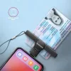 Čítačka čipových kariet Axagon CRE-SMPC USB-C Smart card PocketReader