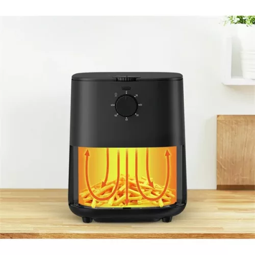 Hrniec s ventilátorom Tefal EY130815 Easy Fry Essential čierny, 3,5 l