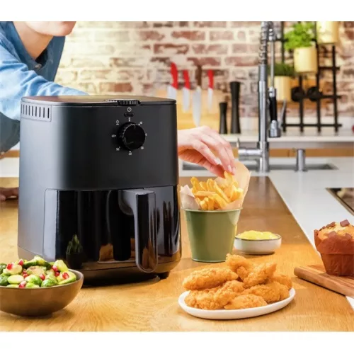 Hrniec s ventilátorom Tefal EY130815 Easy Fry Essential čierny, 3,5 l