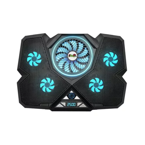 FroggieX FX-PC-P1-BL NitroCooling chladiaca podložka pod notebook s držiakom na telefón