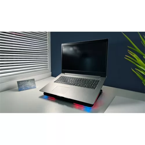 Chladiaca podložka pod notebook FroggieX FX-PC-P2-R HyperCooling s držiakom na telefón