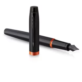   Parker Royal Im Professionals Vibrant fekete-narancs, fekete KLIPSZ 2172943 töltőtoll