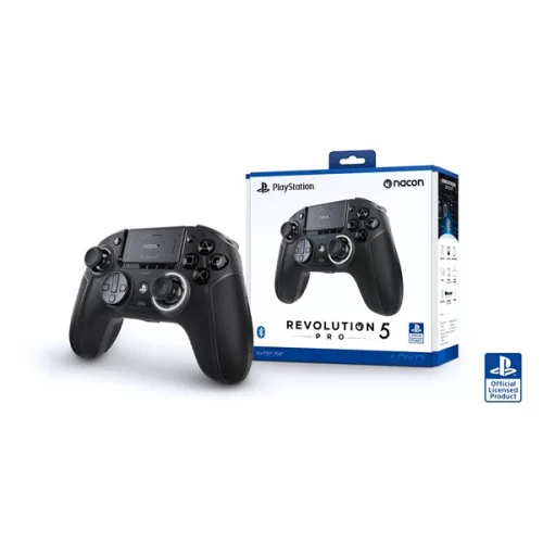 Nacon 2808848 Revolution 5 Pro PC/PS4/PS5 vezetékes és vezeték nélküli fekete kontroller