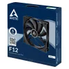 Arctic F12 120 mm čierny ventilátor