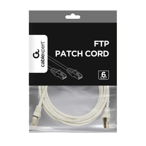 Gembird PP6-3M 3m RJ45 CAT6 FTP - RJ45 CAT6 FTP M/M graues Patchkabel