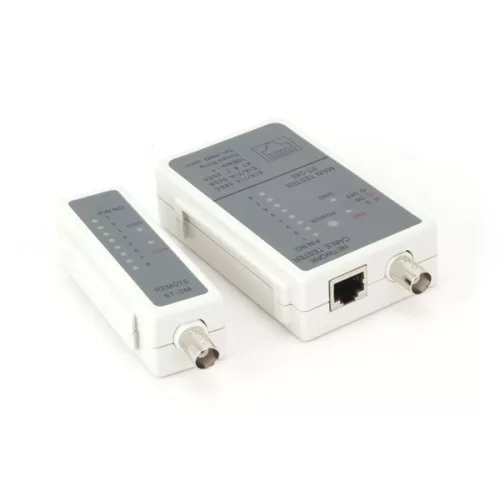 Tester káblov Gembird NCT-1 RJ-45, BNC, biely