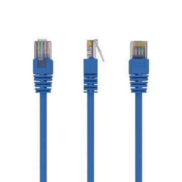 Gembird PP12-3M/B 3m RJ45 CAT5e UTP M/M kék kábel