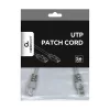 Gembird PP12-0,25M 0,25 m RJ45 CAT5e UTP -> RJ45 CAT5e UTP Stecker/Stecker graues Patchkabel