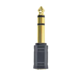   Redukcia Gembird A-6.35M-3.5F Jack stereo 6.3mm -> Jack stereo 3.5mm M/F čierna